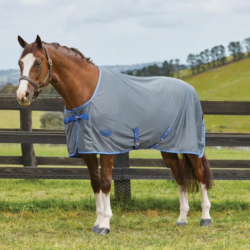 WeatherBeeta Ezi-Dri Standard Neck Cooler Rug - Grey/Blue