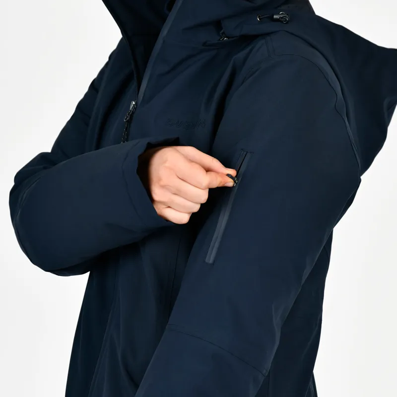 Dublin Kara Waterproof Long Ladies Jacket - Ink Navy-4