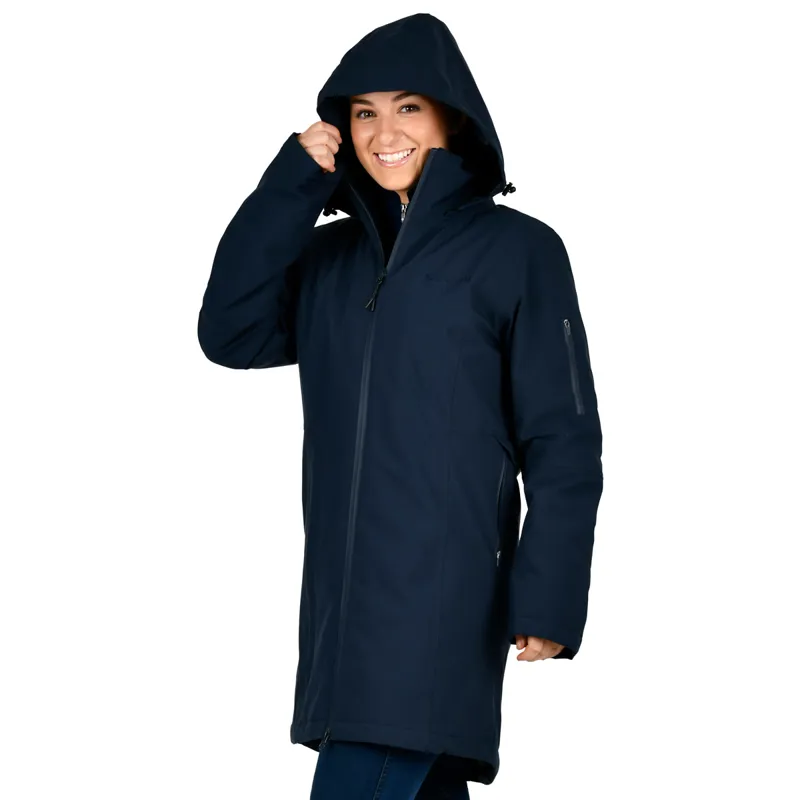 Dublin Kara Waterproof Long Ladies Jacket - Ink Navy-2