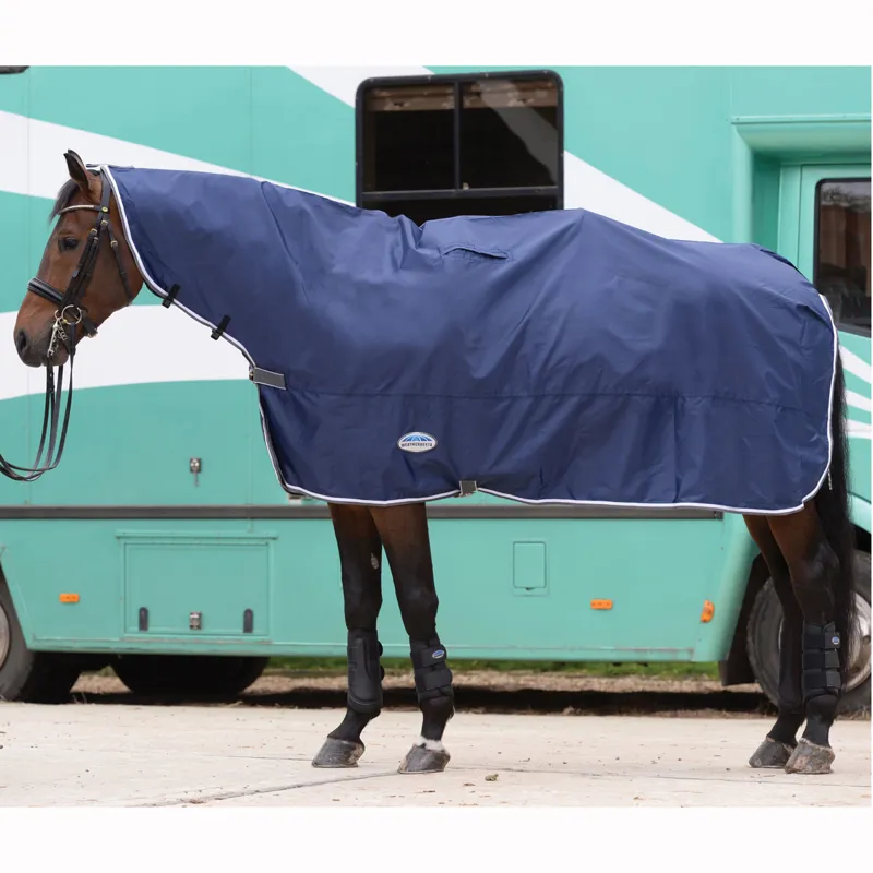 WeatherBeeta Waterproof Rain Sheet Navy/Grey/White