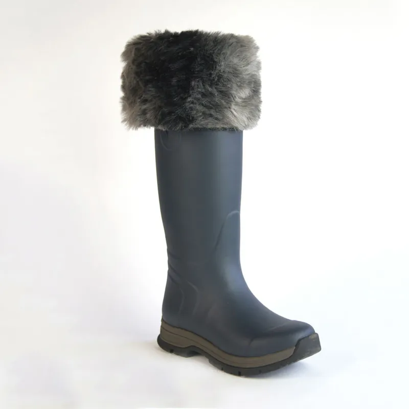 Equetech FauxFur Wellie Warmer - Black