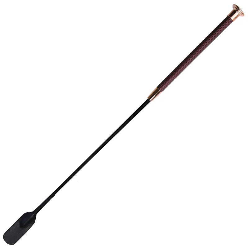 Woof Wear Diamond Riding Whip - Damson
