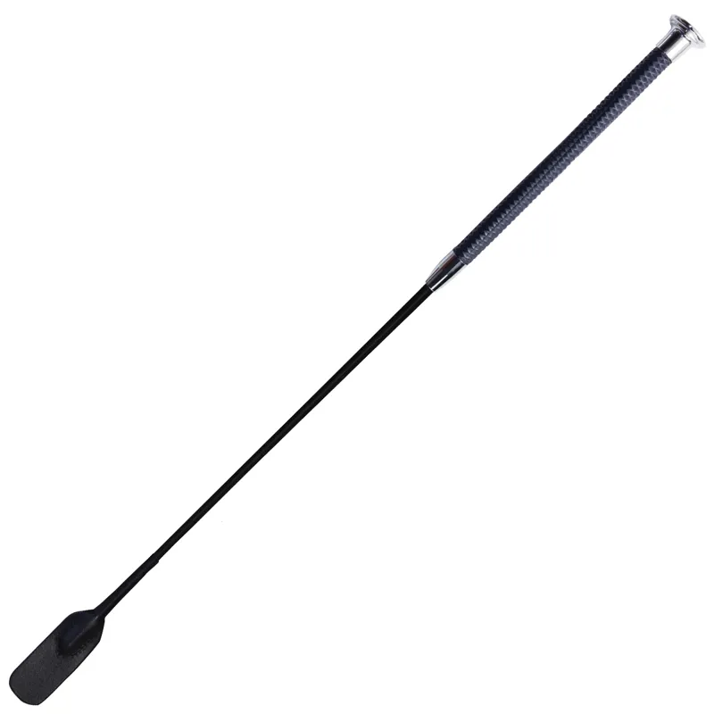 Woof Wear Diamond Riding Whip - Navy/Silver