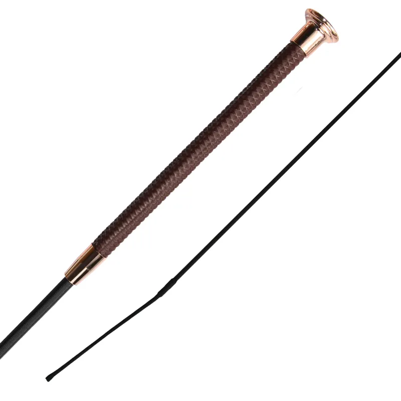 Woof Wear Diamond Dressage Whip - Chocolate