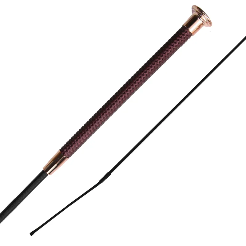 Woof Wear Diamond Dressage Whip - Damson