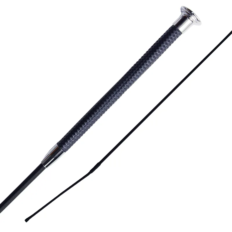 Woof Wear Diamond Dressage Whip - Navy/Silver