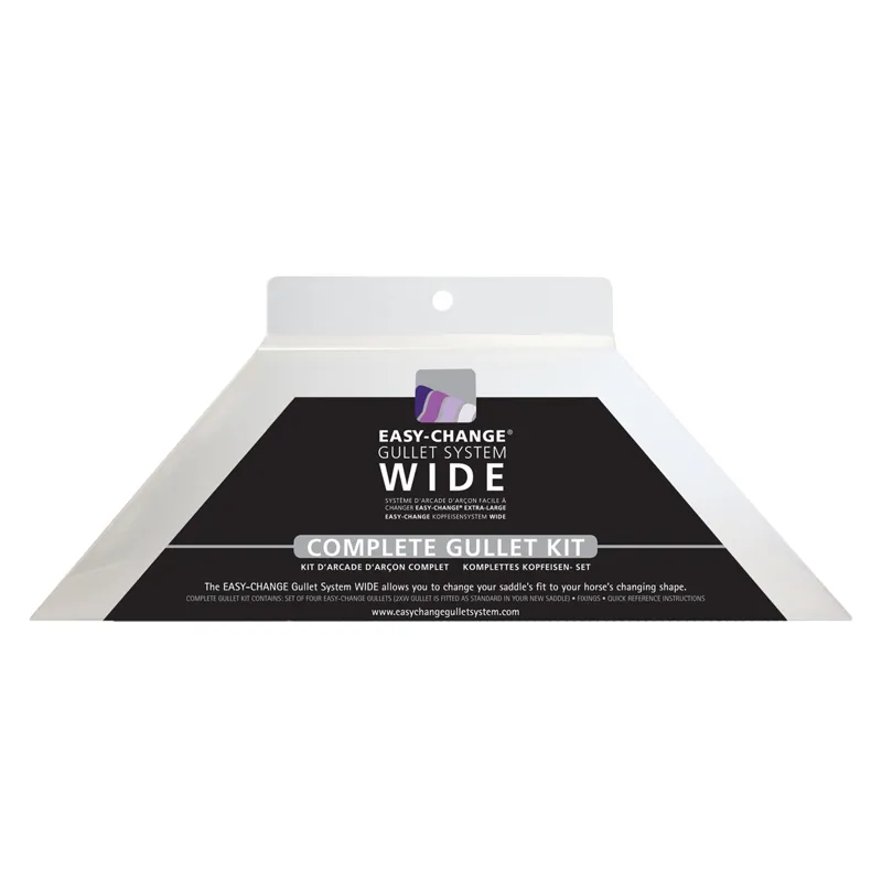 Wintec/Bates Easy Change Gullet System Complete Kit - 4 Wide Sizes