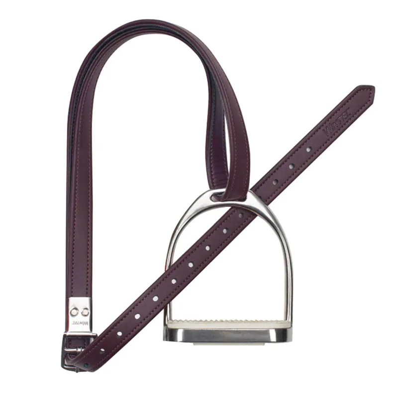 Wintec Stirrup Straps Brown Redpost Equestrian