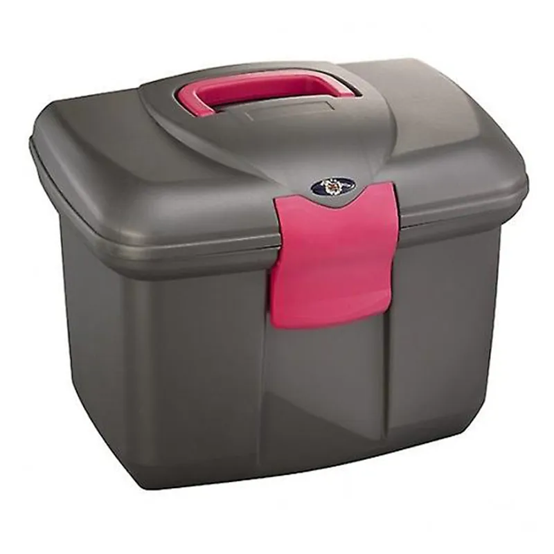 Wolseley Extra Large Grooming Box Black/Raspberry