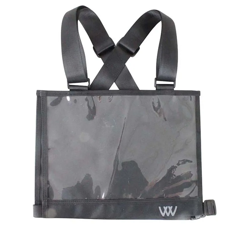 Woof Wear Event Number Bib - Black