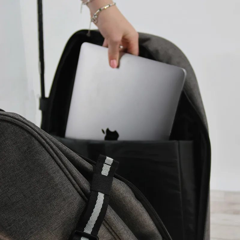 Woof Wear Riders Backpack - Grey/Black-3