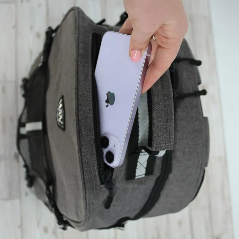 Woof Wear Riders Backpack - Grey/Black-4