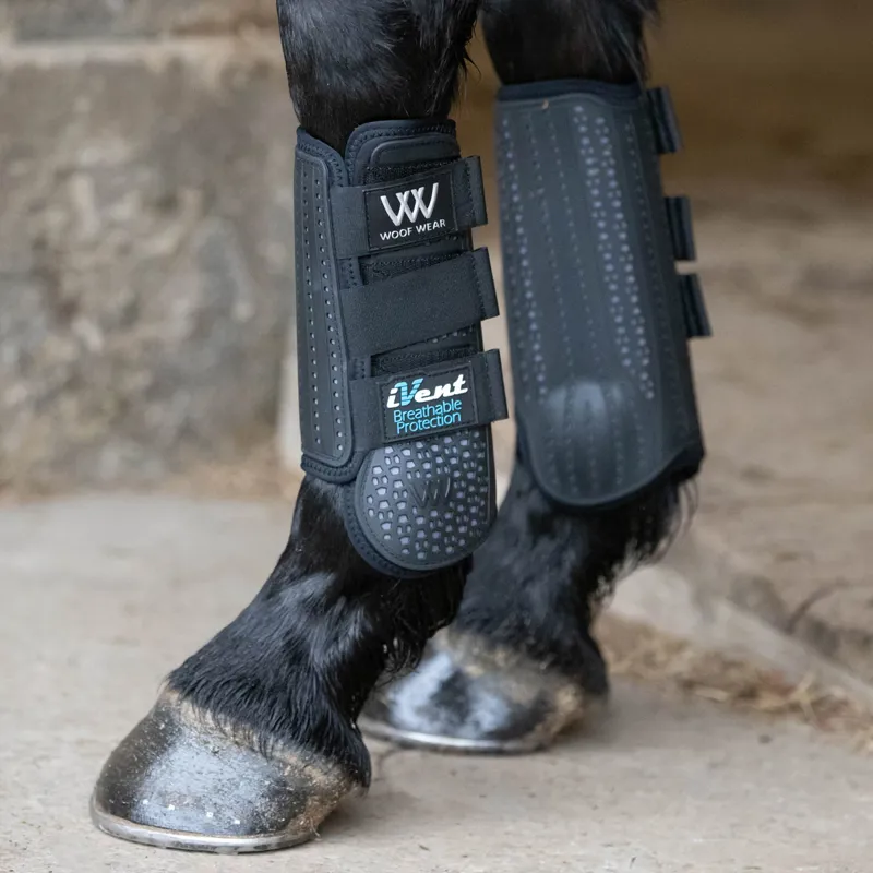 Woof Wear iVent Front Event Boots - Black Steel-3