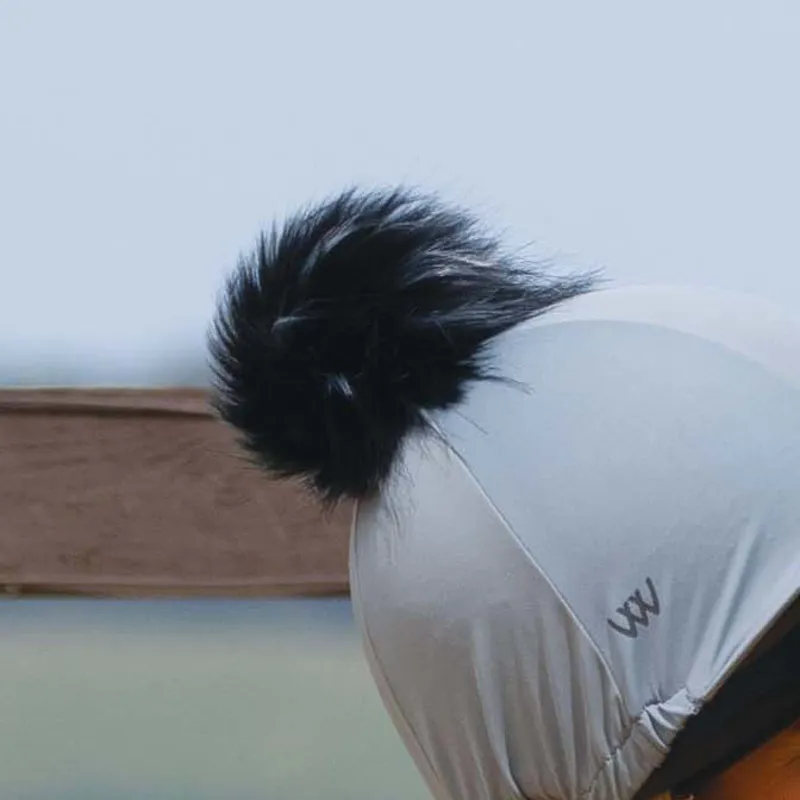 Woof Wear Hat Cover Attachable Pom Pom - Black-1