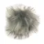 Woof Wear Hat Cover Attachable Pom Pom - Silver
