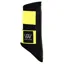 Woof Wear Reflective Club Brushing Boots - Black/Yellow
