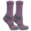 Woof Wear Waffle Knit Bamboo Short Riding Socks 2 Pack - Heather/Grey