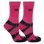 Woof Wear Waffle Knit Bamboo Short Riding Socks 2 Pack - Pink/Navy