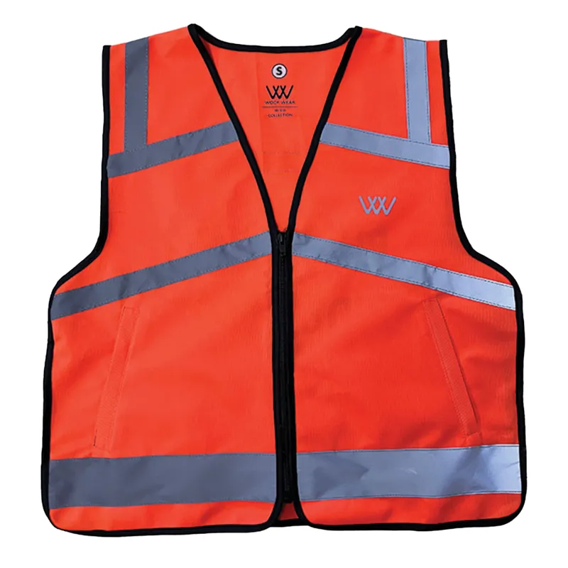 Woof Wear Hi-Viz Junior Riding Vest - Orange