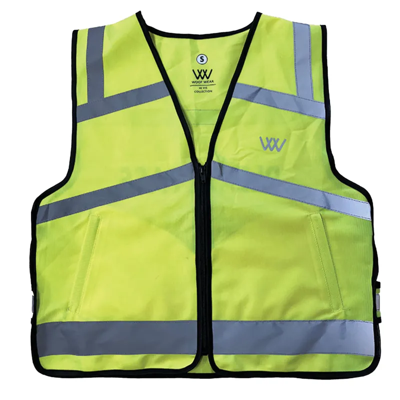Woof Wear Hi-Viz Junior Riding Vest - Yellow