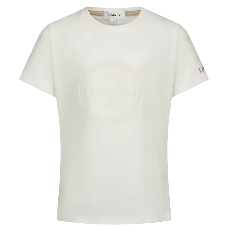 LeMieux Young Rider Arianna Junior T-Shirt - Ecru