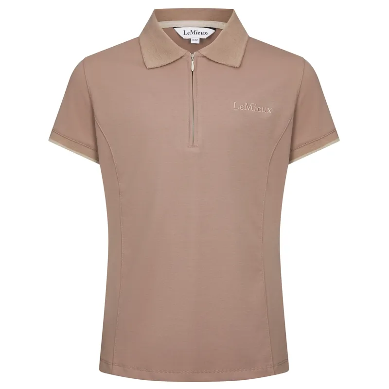 LeMieux Young Rider Junior Polo Shirt - Mink