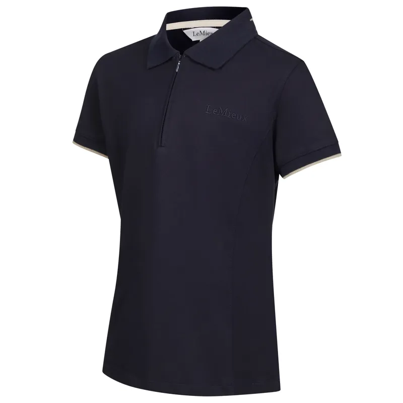 LeMieux Young Rider Junior Polo Shirt - Navy-1
