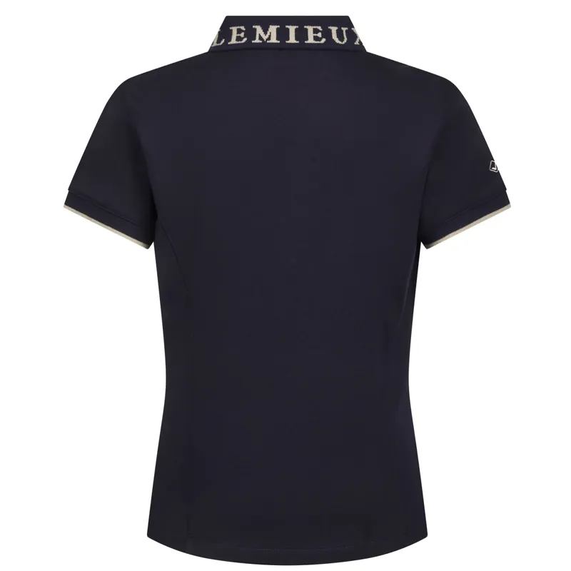 LeMieux Young Rider Junior Polo Shirt - Navy-2