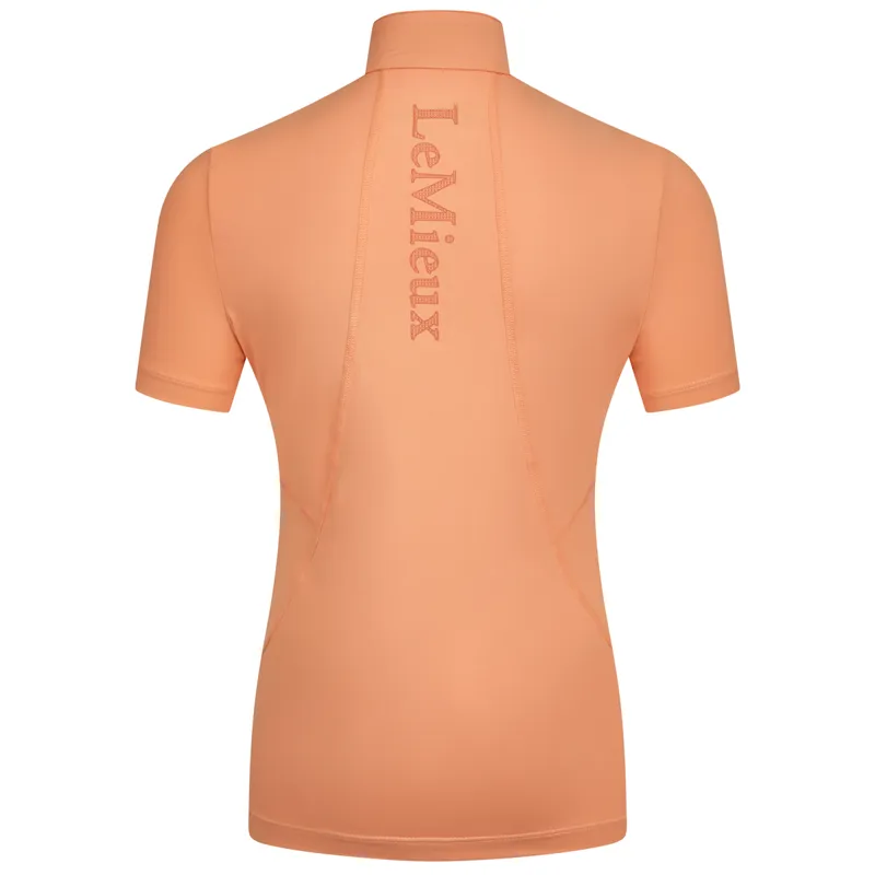 LeMieux Young Rider Short Sleeve Junior Base Layer - Sherbet-2