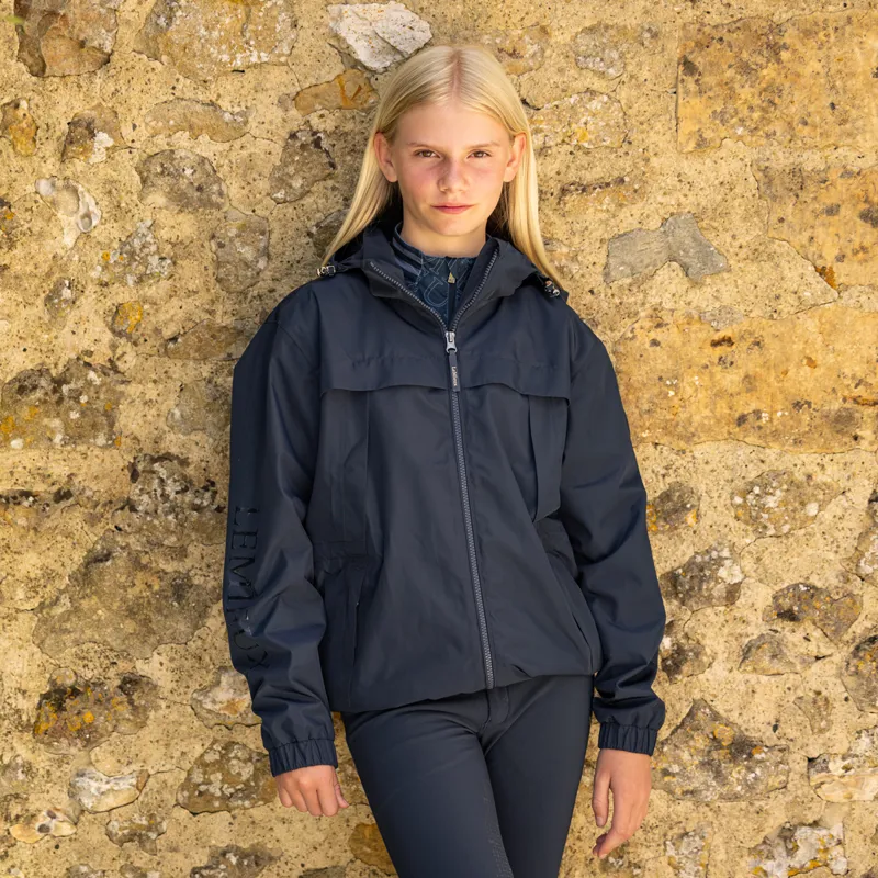 LeMieux Young Rider Dolcie Junior Waterproof Jacket - Navy-4