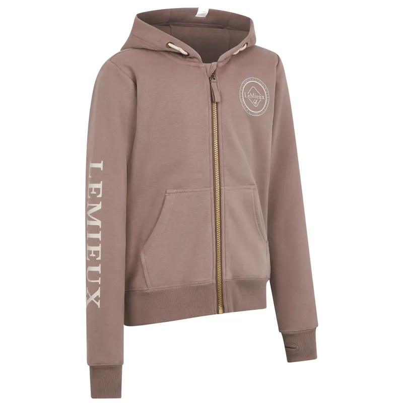 LeMieux Young Rider Heidi Junior Hoodie - Walnut-2