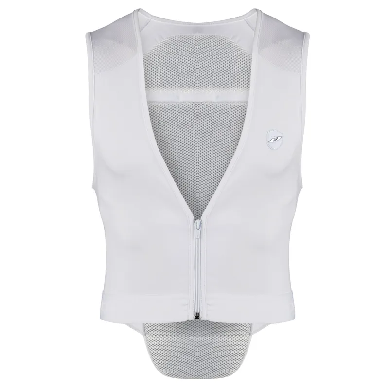 Zandona Competition Vest Adults Back Protector - White